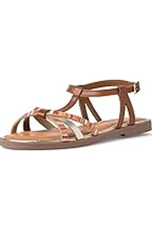 Tamaris 1-1-28107-28, Sandalias Planas Mujer, Peine Cuoio, 40 EU