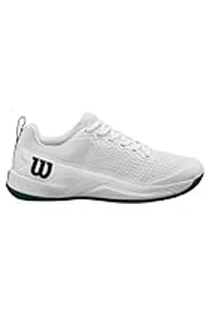 Wilson Rush Pro 4.5, Tennis Shoe Hombre, White/White/Aventurine, 46 2/3 EU