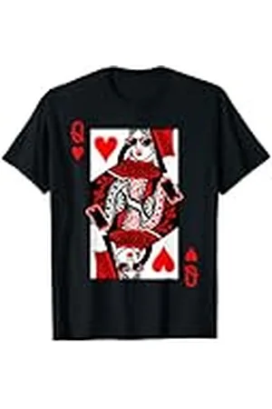 Queen Tarjeta Reina de Corazones Camiseta