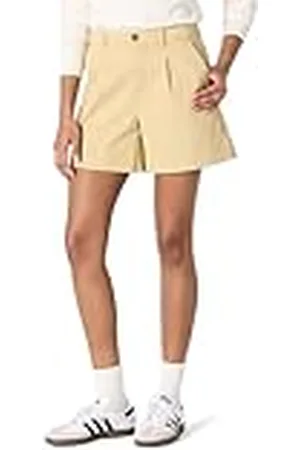 Amazon Pantalones Cortos de Tiro Alto, Corte Holgado y Parte Trasera Elástica Mujer, , 44