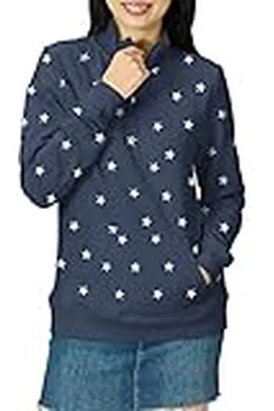 Amazon Top de Felpa de Manga Larga y Cremallera de un Cuarto (Disponible en Tallas Grandes) Mujer, , XL