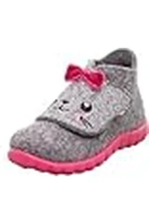 Superfit Happy 800295, Zapatillas Altas Niñas, Gris Claro 2500, 19 EU