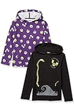 Amazon Disney | Marvel | Star Wars Camisetas de Manga Larga con Capucha Ligeras Niño, Pack de 2, , 9 años