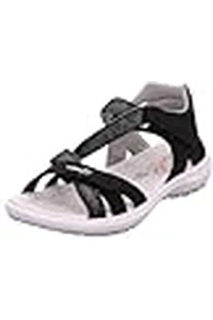 Superfit Rainbow 0609203, Sandalias de Tiras, Black, 32 EU