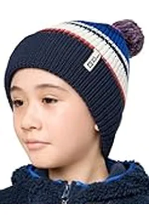Jack Wolfskin Pompom Beanie Kids, Boina niños Unisex,