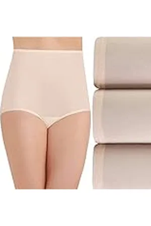 Vanity Fair Calzoncillos para Mujer (3 Unidades) Beige XXXXL