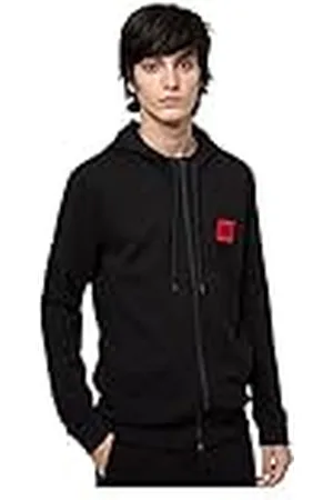 HUGO BOSS Daple212, Sudadera con Capucha, para Hombre, Negro , XS