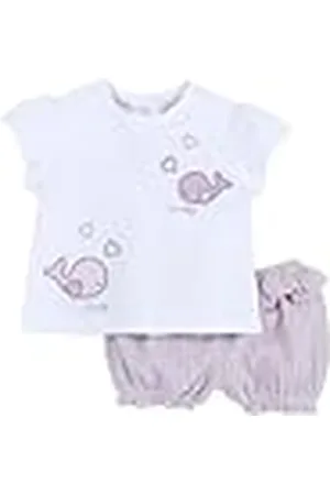 chicco Conjunto de Camiseta Y Pantalones Cortos, Chándal, Niñas, , 3 meses EU