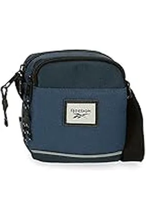 Reebok Dexter Bandolera Dos Compartimentos Azul 12x16x3,5 cms Poliéster