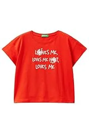 Benetton Camiseta 3i1xc10i7, , 140 cm para Niñas