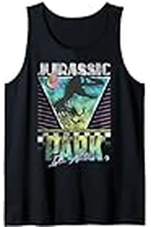 Jurassic Park Póster retro de Isla Nublar Camiseta sin Mangas