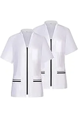 MISEMIYA Paquetes 2 Unidades - Camisa Sanitario Mujer - Uniforme Sanitario - Uniforme HOSTELERÍA 712 - XXL