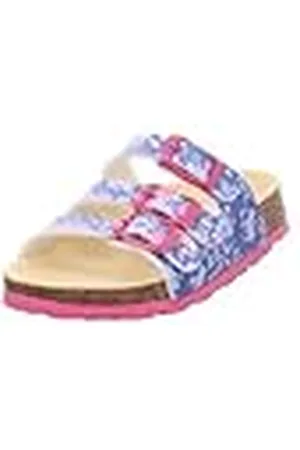 Superfit Fussbettpantoffel, Pantuflas, Azul (Blue Multicolor 8070), 24 EU