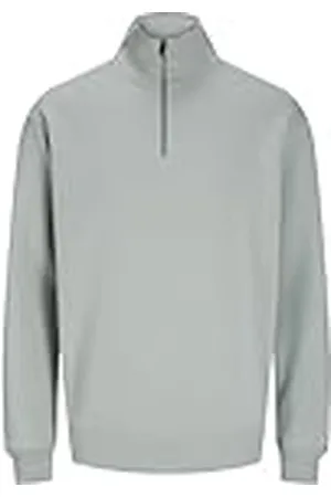 JACK & JONES Jersey Bradley con media cremallera para hombre