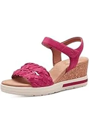Tamaris Comfort 8-88308-42 558 Wedge Plateau Sandale Komfortable Mehrweite Alltagsschuh Festlich Elegant, Sandalias con cuña Mujer, 38 EU Ancho
