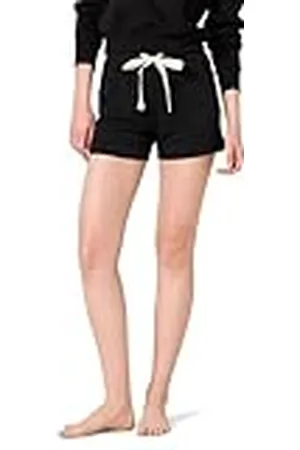 Amazon Pantalón Corto de Pijama de Rizo Ligero Mujer, , XS