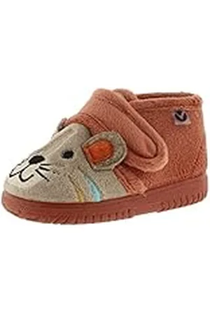 victoria Zapatillas de casa Unisex Ojalá Pelo Animalitos & Tira Adherente & Suela Al Tono 105119 para Niños 24