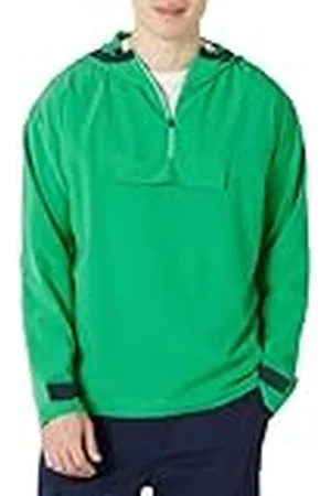 Amazon Chaqueta con Capucha con Bloques De Color De Tejido Elástico Y Cremallera De Un Cuarto Hombre, , S