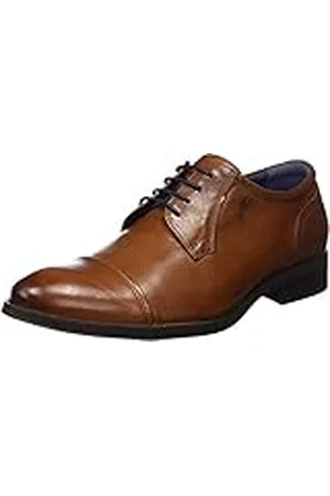 Fluchos Heracles Zapatos de Cordones Derby, Hombre, (Cuero 000), 43 EU (9 UK)