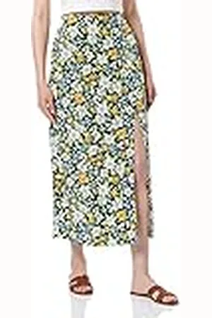 Springfield Falda Midi Abertura, , 34 para Mujer