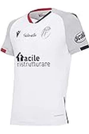macron Bfc M20 Gara Mm Jr - Camiseta Away de niño Bologna FC 2020/21 niño, Blanco, JM