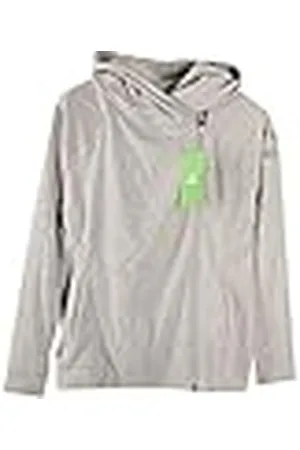 Erima Essential Sudadera con Capucha, Mujer, Gris Claro Jaspeado/Twist of Lime, 36