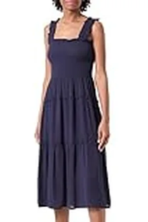 VERO MODA Vmmenny SL Smock-Vestido de Pantorrilla Wvn Ga Noos Largo, , M para Mujer