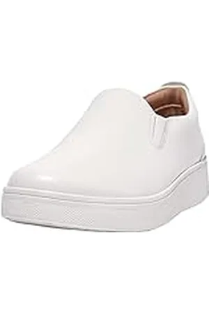 FitFlop Rally Leather Slip On Skate Sneakers, Zapatillas Mujer, , 56 EU