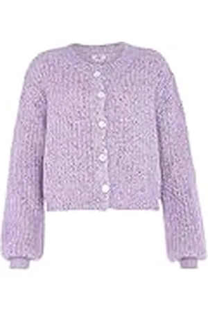 myMo Cárdigan Lazy Chic para Mujer con Cuello Redondo , Talla M/L Jersey