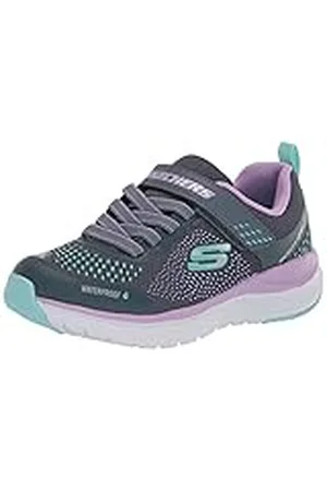 Skechers ULTRA GROOVE HYDRO MIST, Zapatillas de deporte para Niñas, Gray Textile/Multi Trim, 29 EU