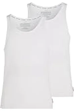 Calvin Klein Hombre Pack de 2 Camisetas de Tirantes Slim Fit, , S