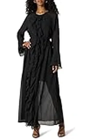 THE DROP Romantic Ruffle Maxi Dress Vestido Largo, , S