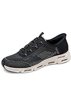 Skechers Glide-Step Gratify Pace, Zapatillas Mujer, Black, 37.5 EU