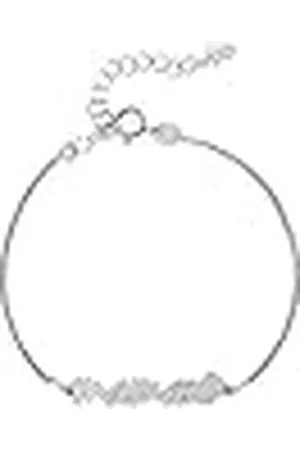 SINGULARU Pulsera Mamá Heart . de Ley 925 con Acabado Baño de Rodio. Talla Unica. Largo de cadena 17.5 cm. Joyas para Mujer