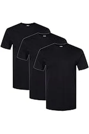 Gildan Cotton Stretch T-Shirts, Multipack Ropa Interior, , Large (Pack de 3) para Hombre