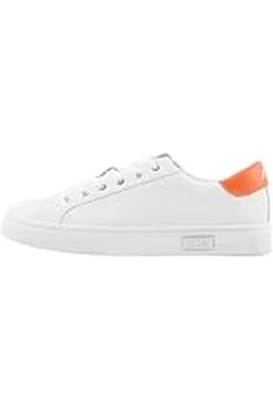 Armani Exchange Mina Cup Sole, Back Tab with and Metal Logo Detail On Side, Zapatillas Mujer, , 39 EU