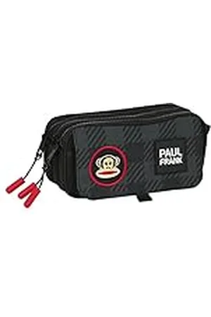 Glowlab Safta PAUL FRANK Campers - Portatodo Triple Big, Estuche Infantil, Estuche Niño, Ideal para Niños de 5 a 14 Años, Cómodo y Versátil, Calidad y Resistencia, 21.5x8x10 cm, Color