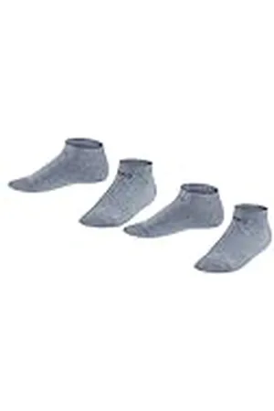 ESPRIT Foot Logo Multipack K Sn algodón lisos 2 pares, Calcetines cortos Unisex niños, , 35-38