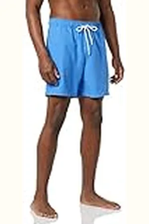 Amazon Bañador de Secado Rápido de 18 Cm - colores interrumpidos Hombre, , S