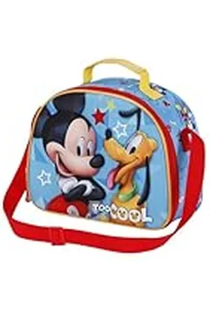 Disney Classic Mickey Mouse, Bolsa Portamerienda 3D, 25.5 x 20 cm