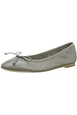 Pieces® Kate Leather Ballerina LT. Sand 17054140 - Bailarinas de Cuero para Mujer, Color , Talla 40