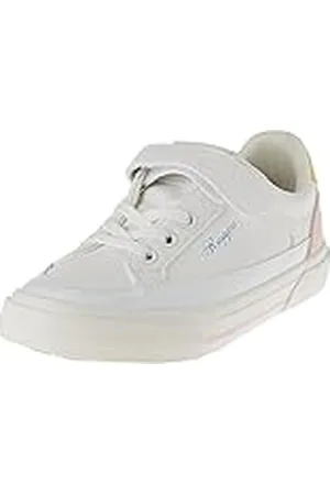 Kappa MIA Kid EV, Zapatillas, Blanco/Rosa/Amarillo, 32 EU