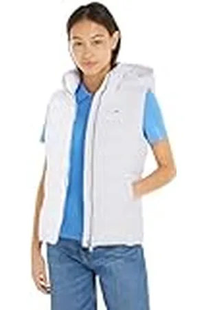 Tommy Hilfiger Chaleco Mujer Basic Hooded Vest con Capucha, , L