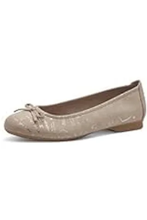 Jana Damen Ballerinas mit Schleife Vegan, Zapatos Tipo Ballet Mujer, , 41 EU