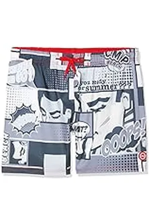 CMP Bañador para Hombre, Color Gris y Verde