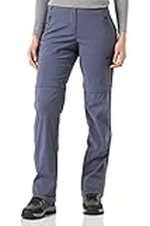 Jack Wolfskin Pantalones Glastal con Cremallera W Senderismo, Mujer, , 40
