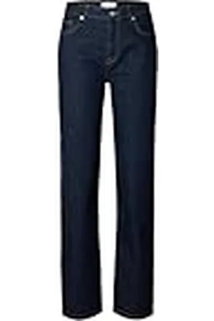 SELECTED Slfalice MW Straight Moon Blue Jeans, , 29W x 32L Mujeres