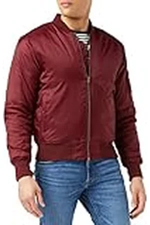 Urban classics Chaqueta de Hombre cortavientos de invierno yotoño, tipo bomber de la vieja escuela, acolchada y muy ajustada, tallas S - 5XL