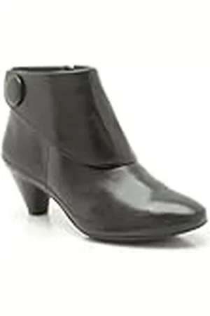 Clarks Lucilla Denny, Botines tacón Mujer, Negro-Noir (Black Leather), 37 EU