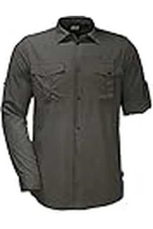 Jack Wolfskin Atacama Roll-Up Dark Moss Camiseta, , S